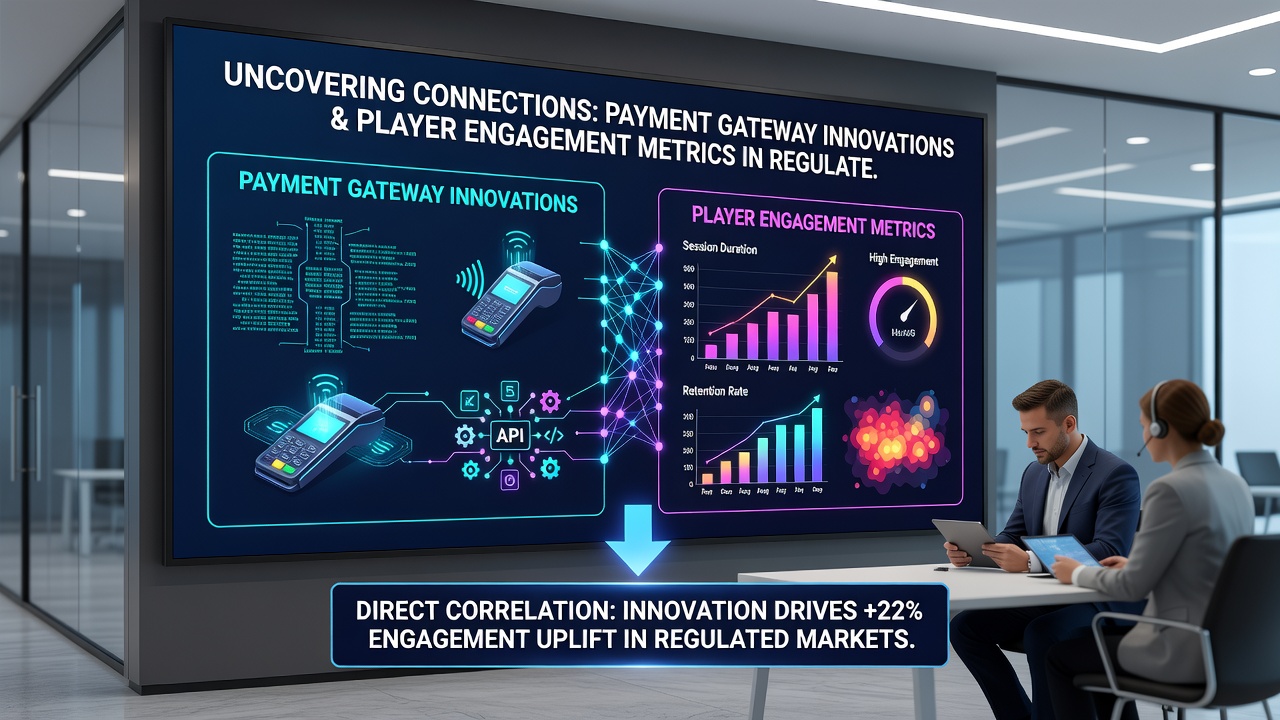 Analytics dashboards displaying player engagement metrics linked to payment transaction volumes